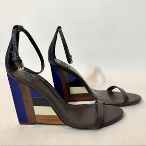 Tory Burch Colorblock Wedge Heel